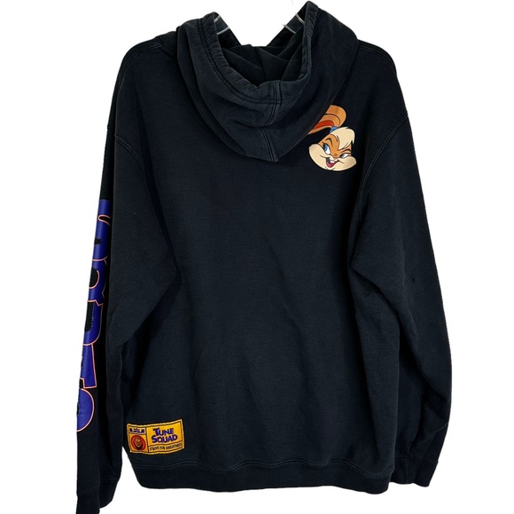 Nike Lebron Space Jam Tune Squad A New Legacy Hoodie Black Spellout Logo Men’s L - Picture 2 of 12